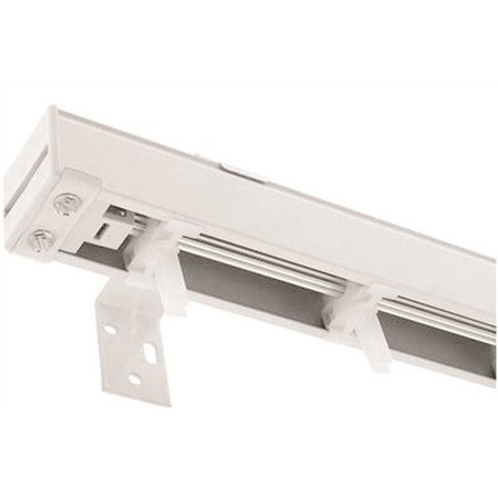 DESIGNERS TOUCH White Aluminum Headrail for 3-1/2 in Vertical Blind - 47 in. W 110AL-47'OB
